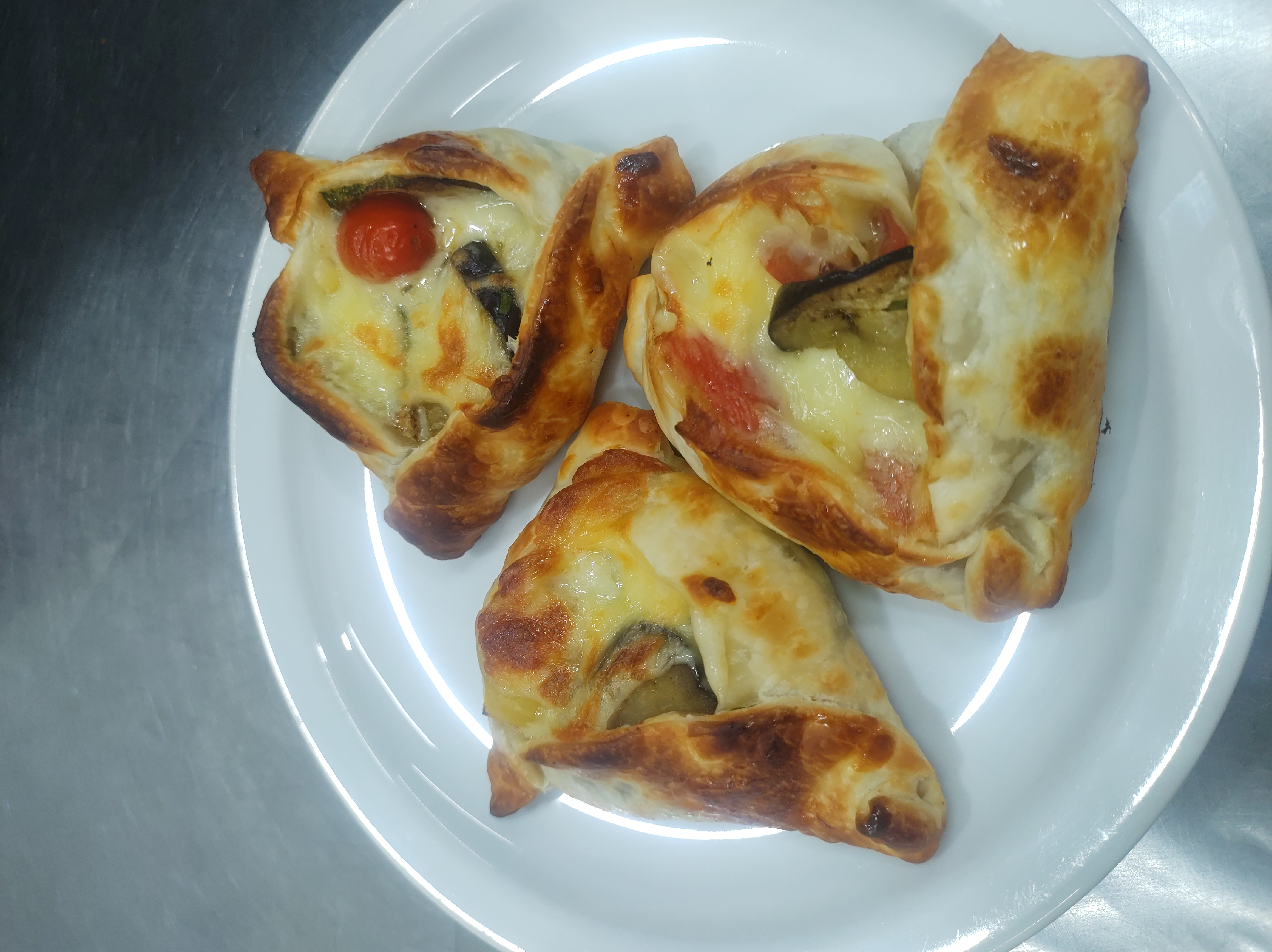 Assorted empanadas on a plate